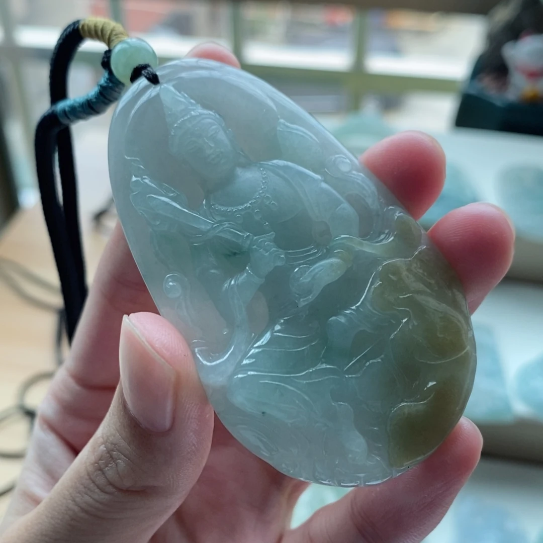 【闪购商品】颈饰未镶嵌翡翠天然缅甸A货翡翠