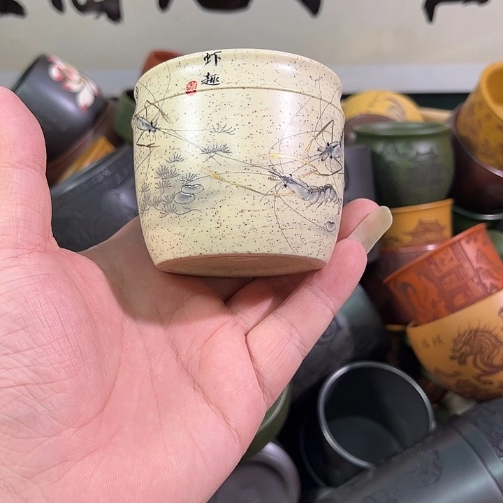 茶杯紫砂全手工紫砂主人杯