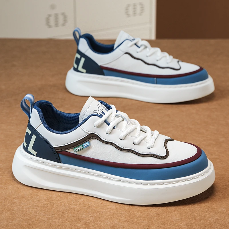 2025新款男士鞋子韩版百搭男鞋软底潮流休闲板鞋小白鞋潮YCDH9603