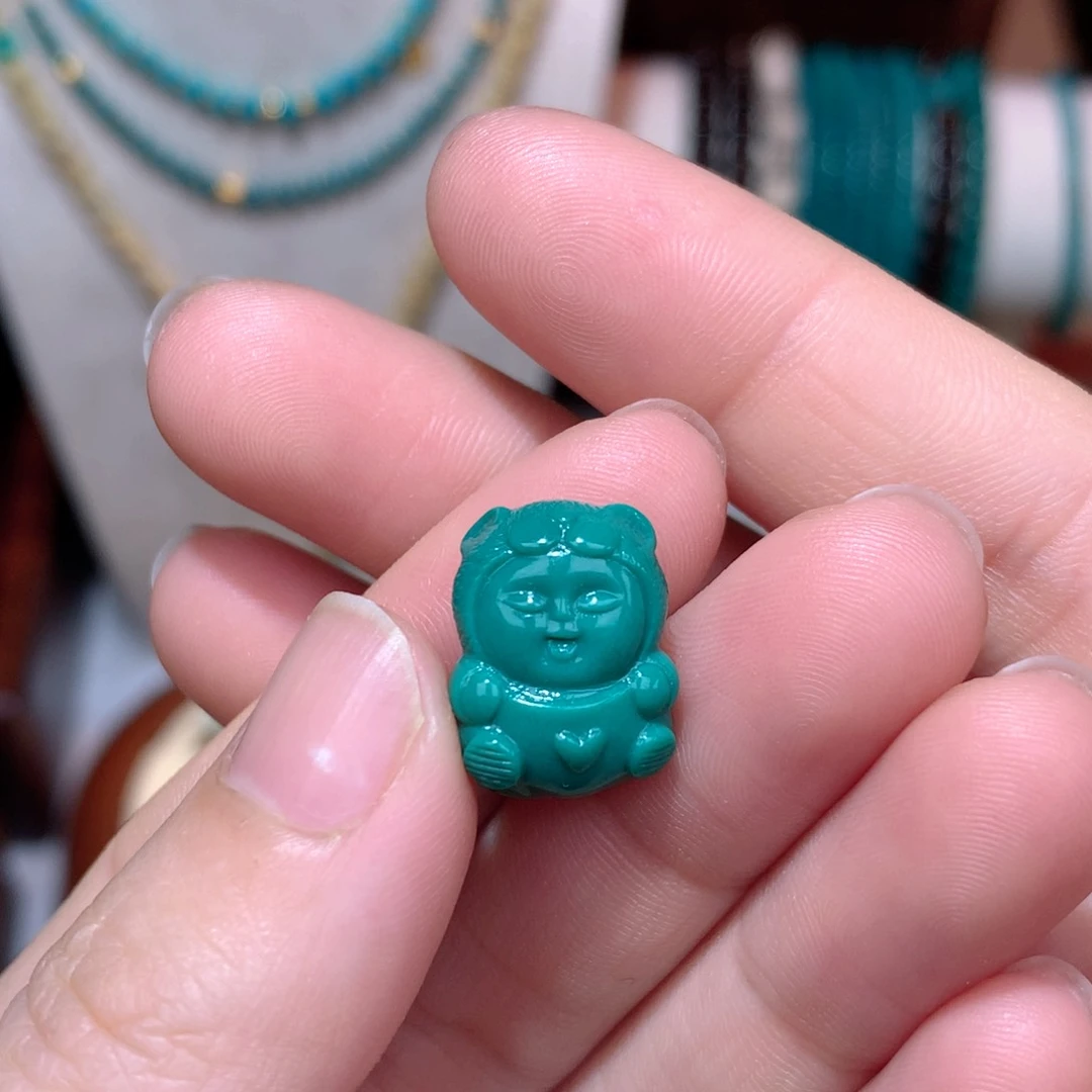 绿松石珠宝奇石未镶嵌