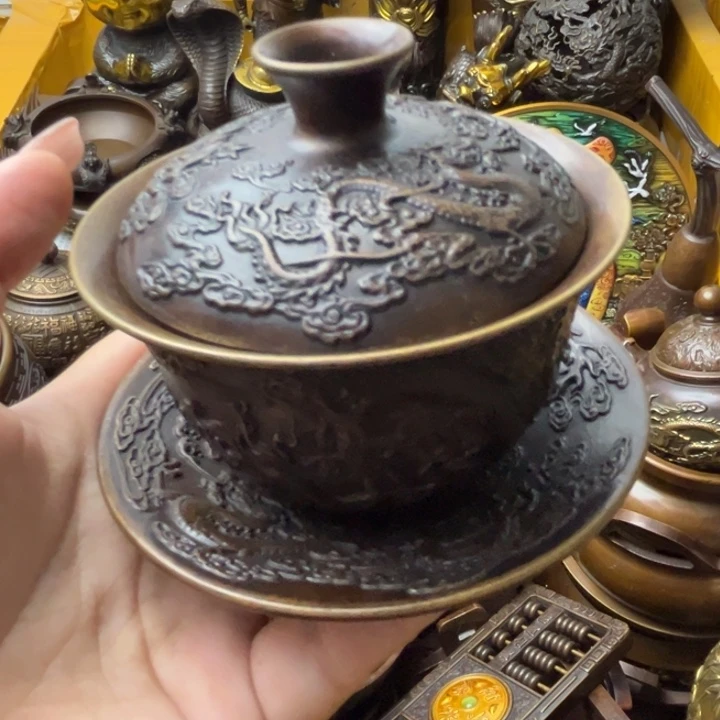 精美铜器摆件藏收