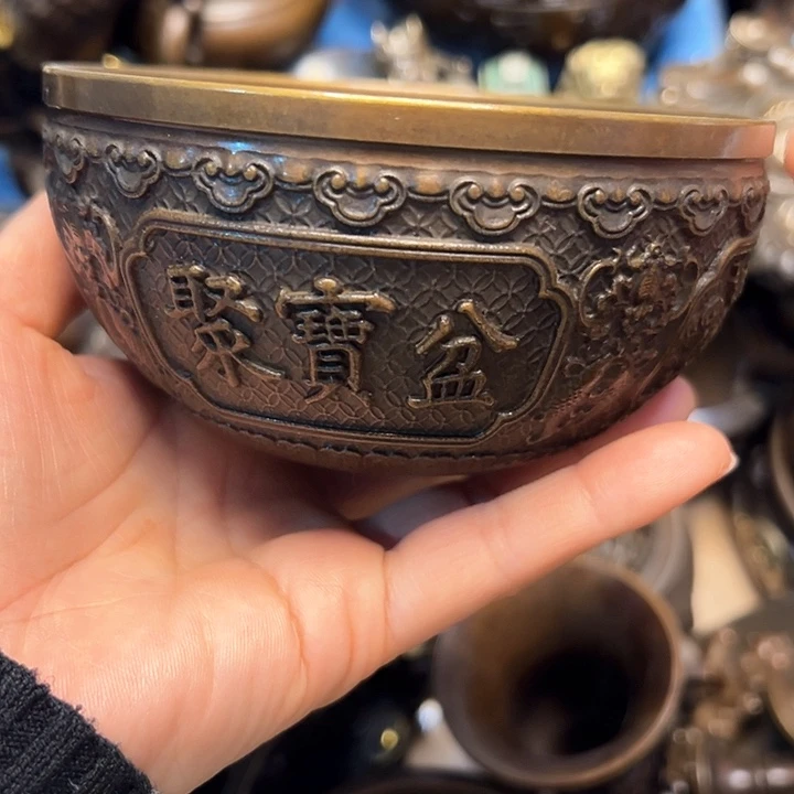 铜器摆件老王直播间
