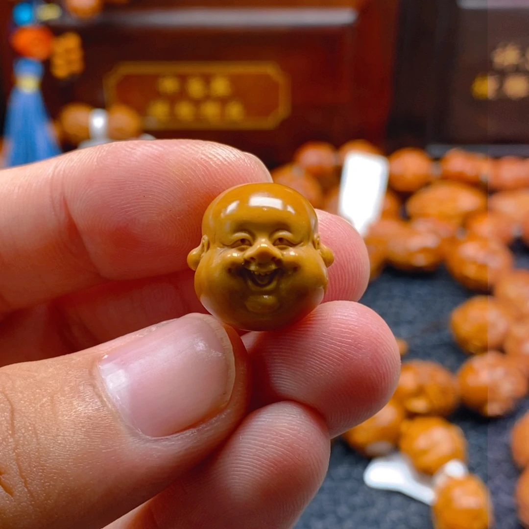 橄榄核手串/手链一青老师1.7×1.7开心笑佛