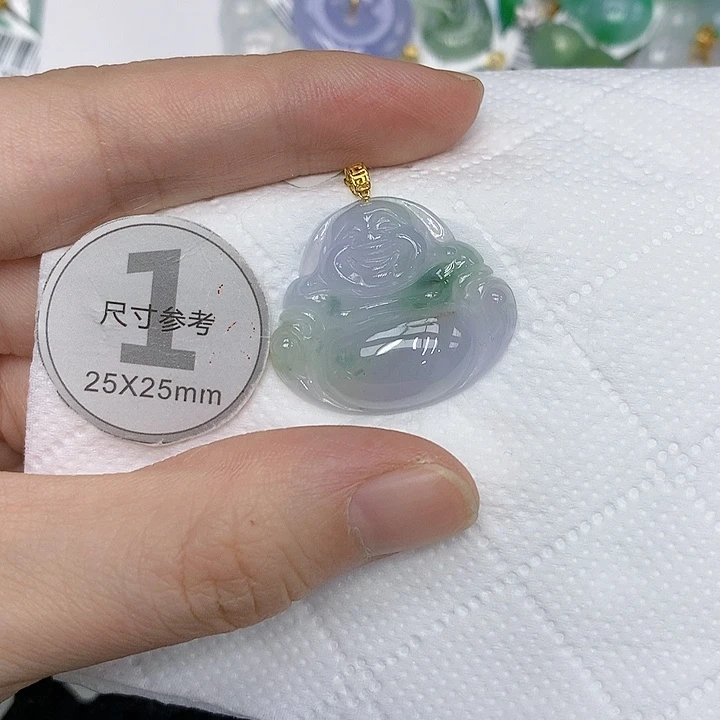 颈饰18K金镶嵌翡翠134467789999