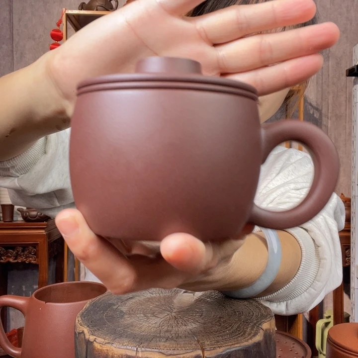 茶杯紫砂原矿紫砂杯