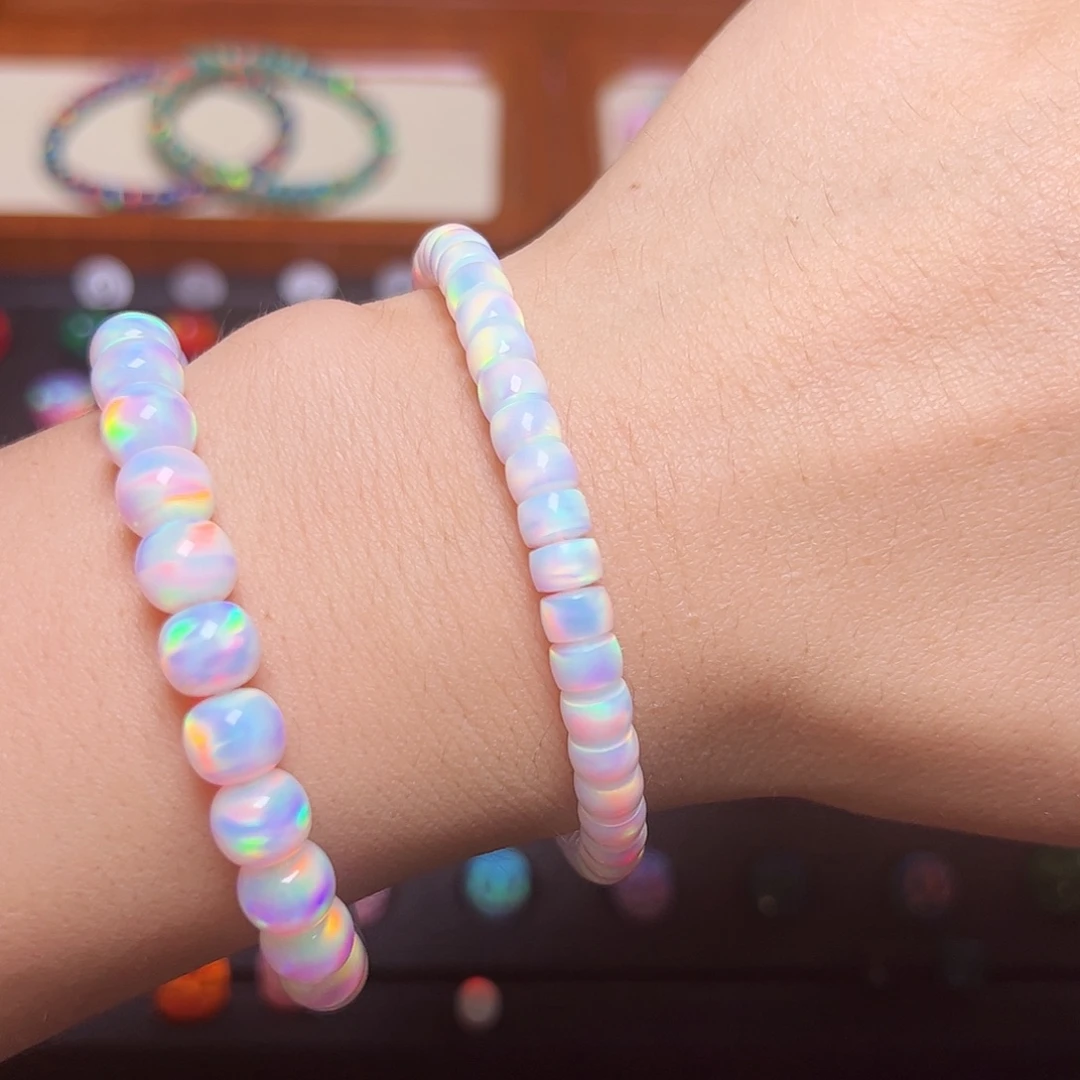 树脂制品培育欧泊极光白药片