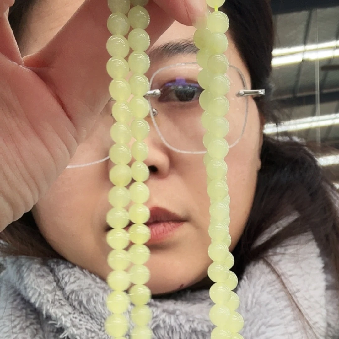 和田玉未镶嵌毛衣链