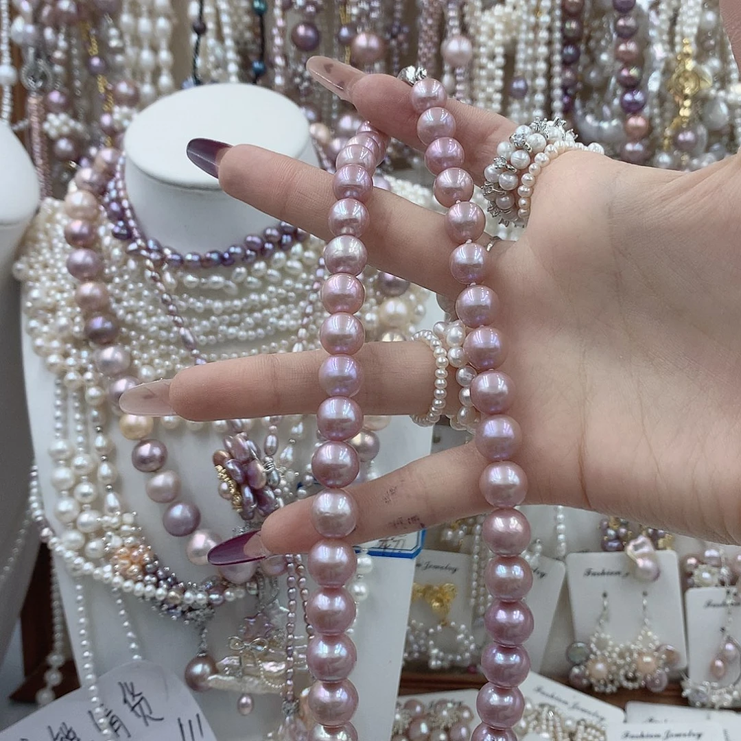 官***官银S925镶嵌淡水珍珠耳饰