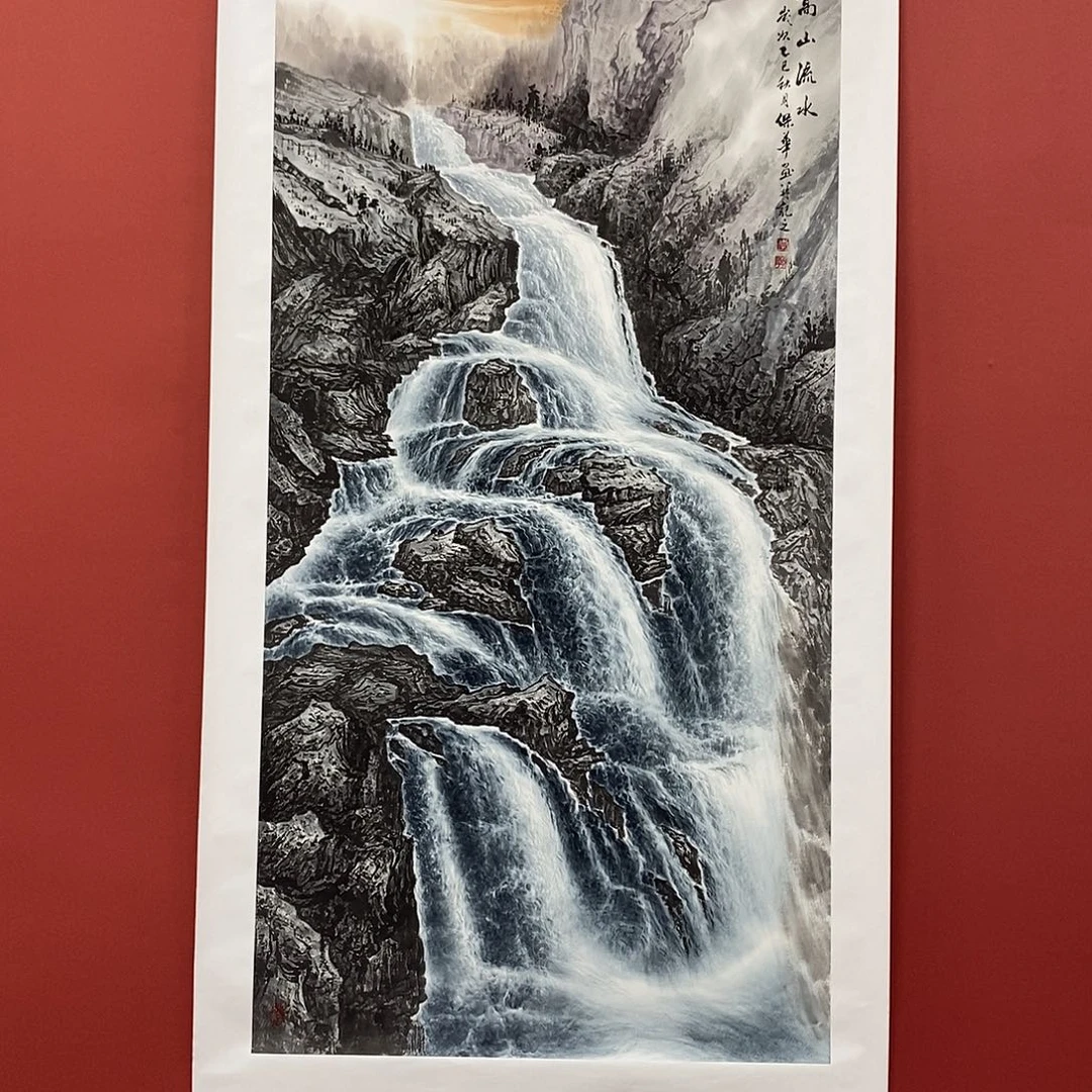 大***哥国画李保华四尺精品佳作