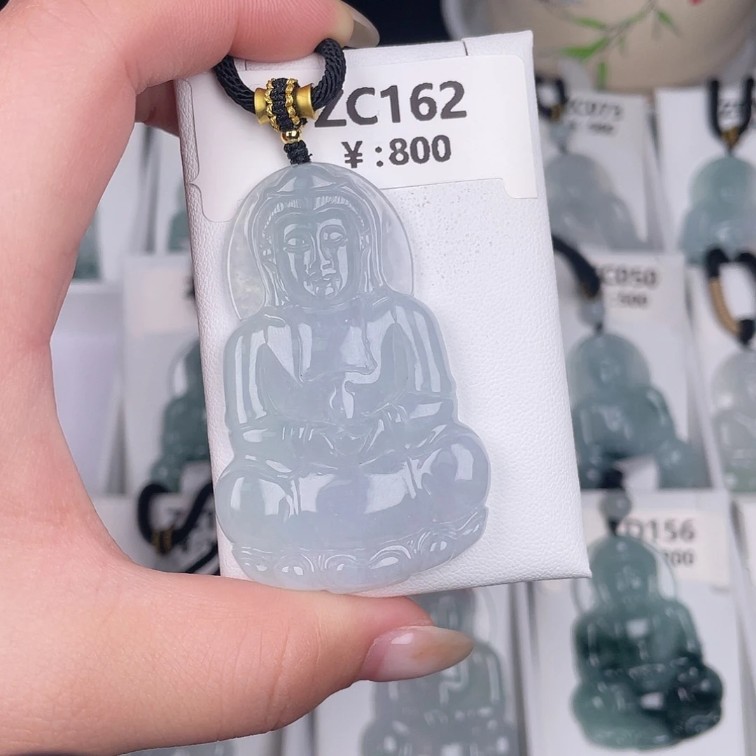 翡翠未镶嵌颈饰zc162