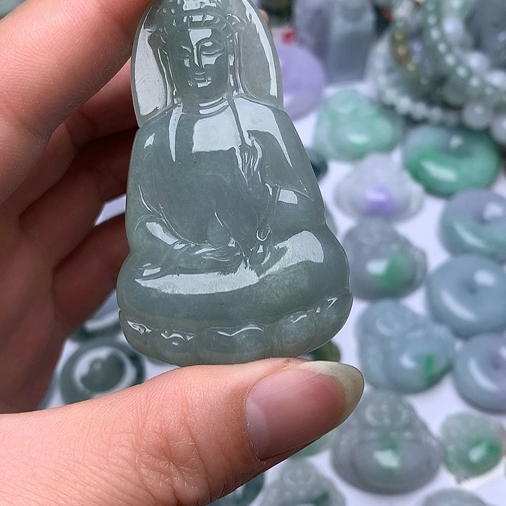 翡翠未镶嵌颈饰天然翡翠