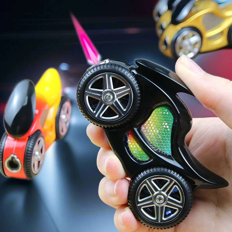 潮流玩具摩托车打火机机车桌面小摆件高颜值炫酷打火机防风奇葩