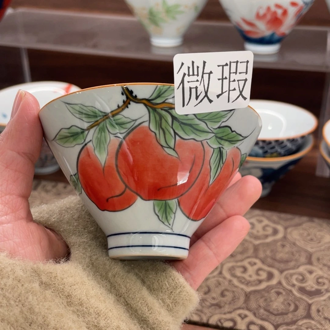 有瑕釉下彩纯手绘