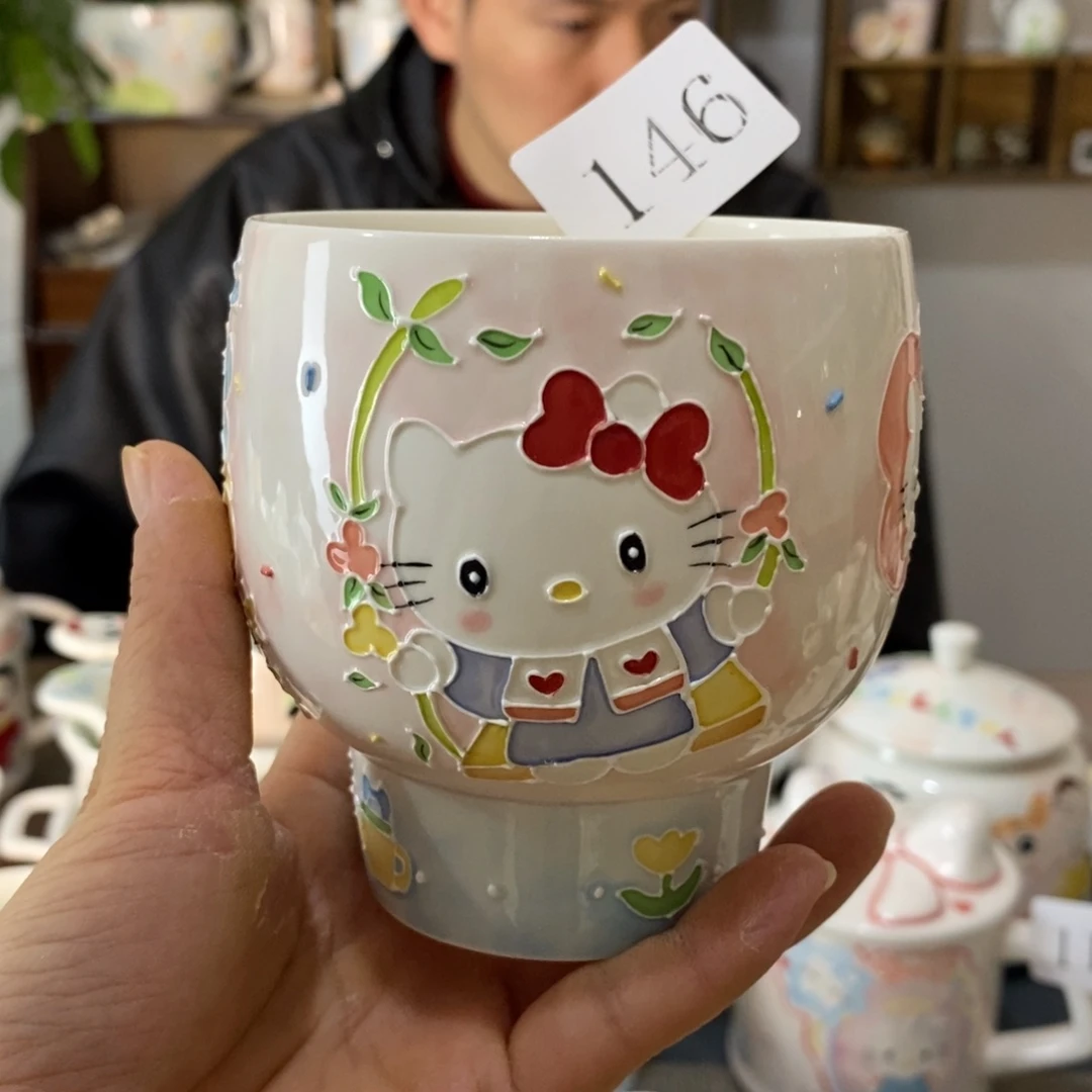 瓷片景德镇釉下彩手绘