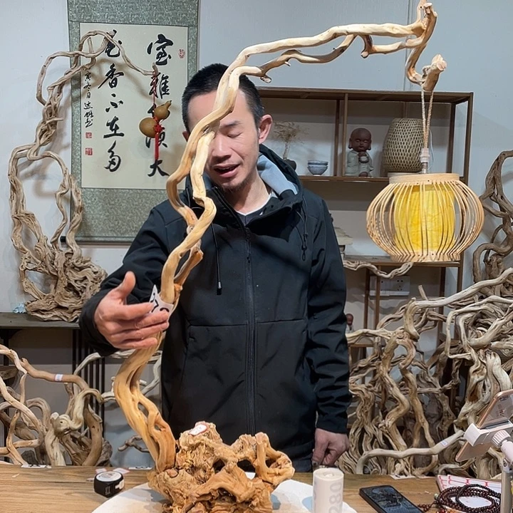 榕***品香榧木杜鹃根天然根艺二