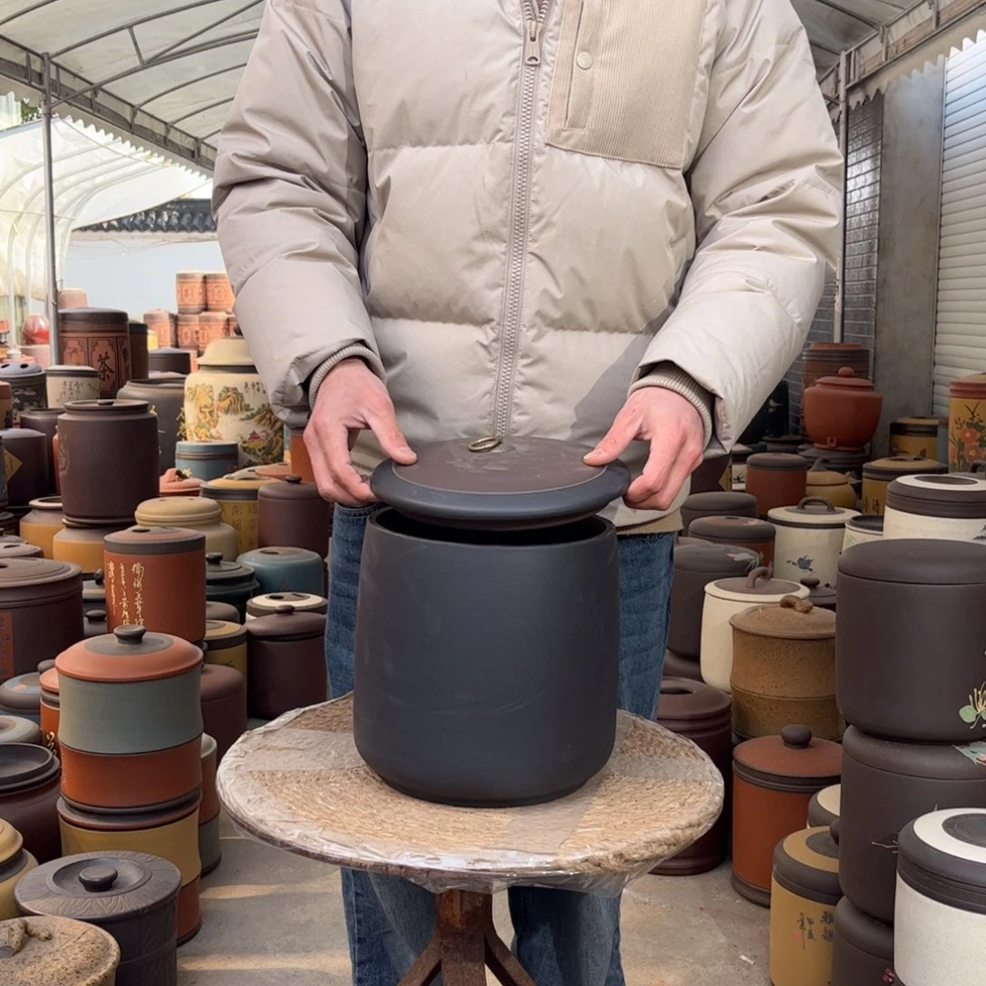 紫砂茶叶罐8 饼茶叶罐