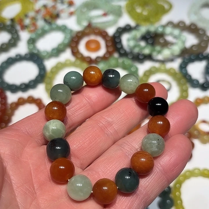 蛇纹石玉未镶嵌手串