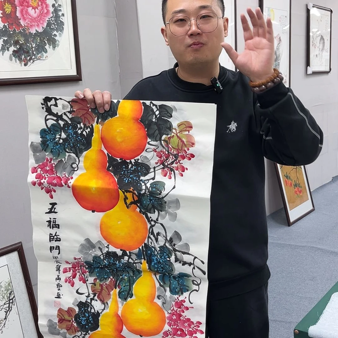 国画宣纸国画作品纯手绘