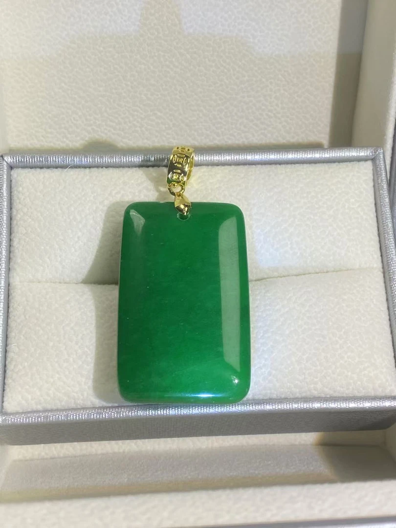 【米米甄选 绚丽多彩】绿色吊坠 L-1217