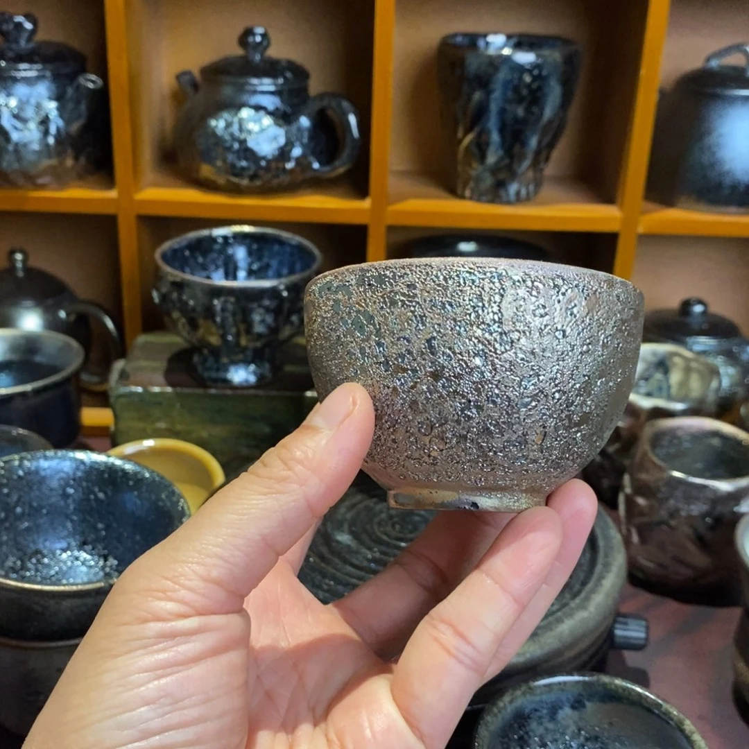 杯建水紫陶柴烧茶器