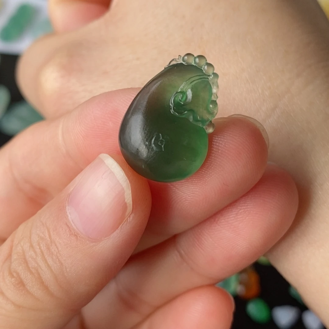 定制翡翠未镶嵌钱袋子