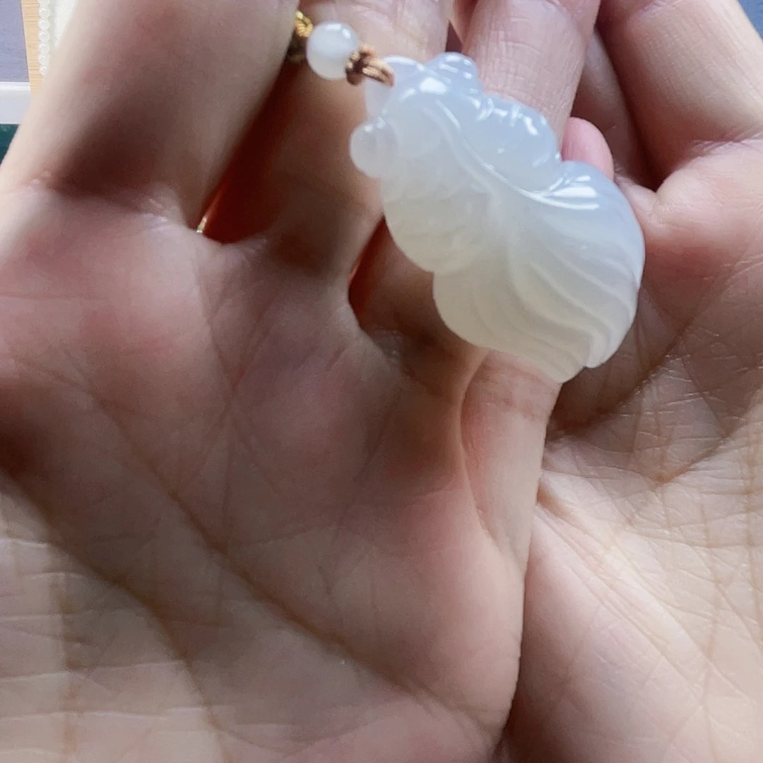 和田玉未镶嵌吊坠(不含链)