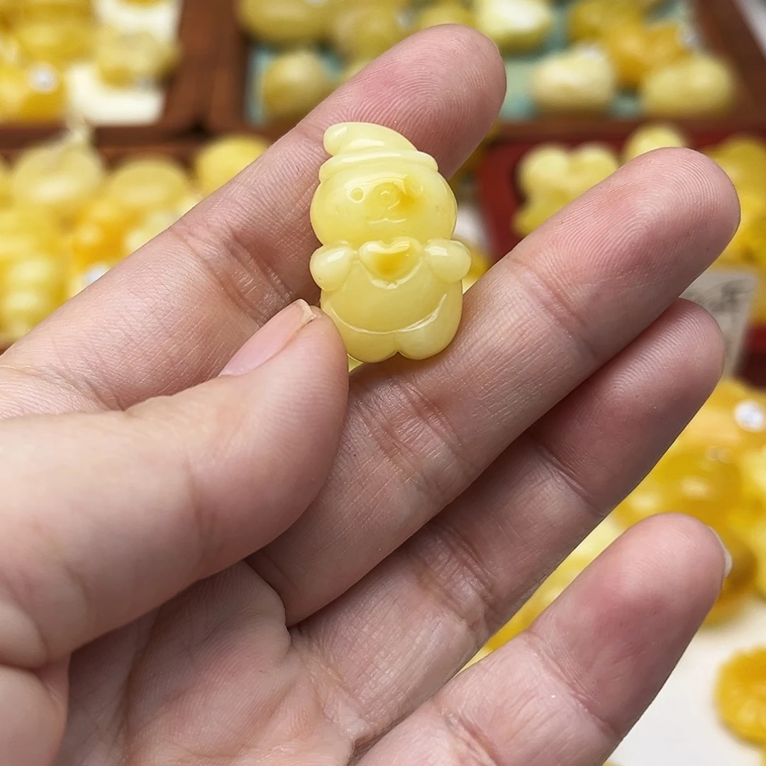 蜜蜡未镶嵌裸石天然