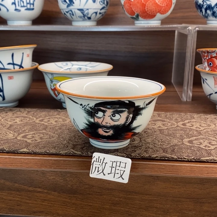 釉下老陶泥手工绘制