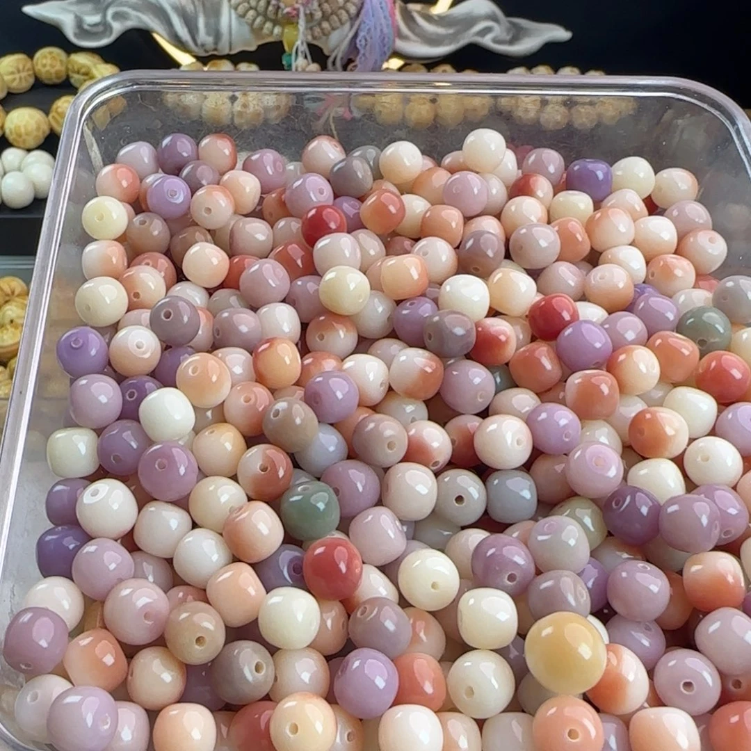 手串菩提根/象牙果卡10粉紫桶100卡牌➕50备珠