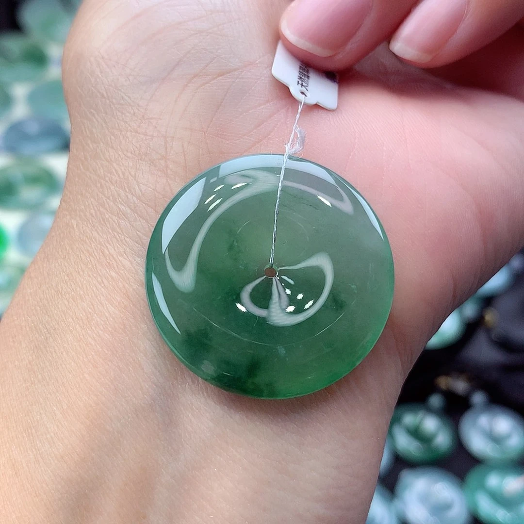 颈饰未镶嵌翡翠编号24尺寸29.7-5.6