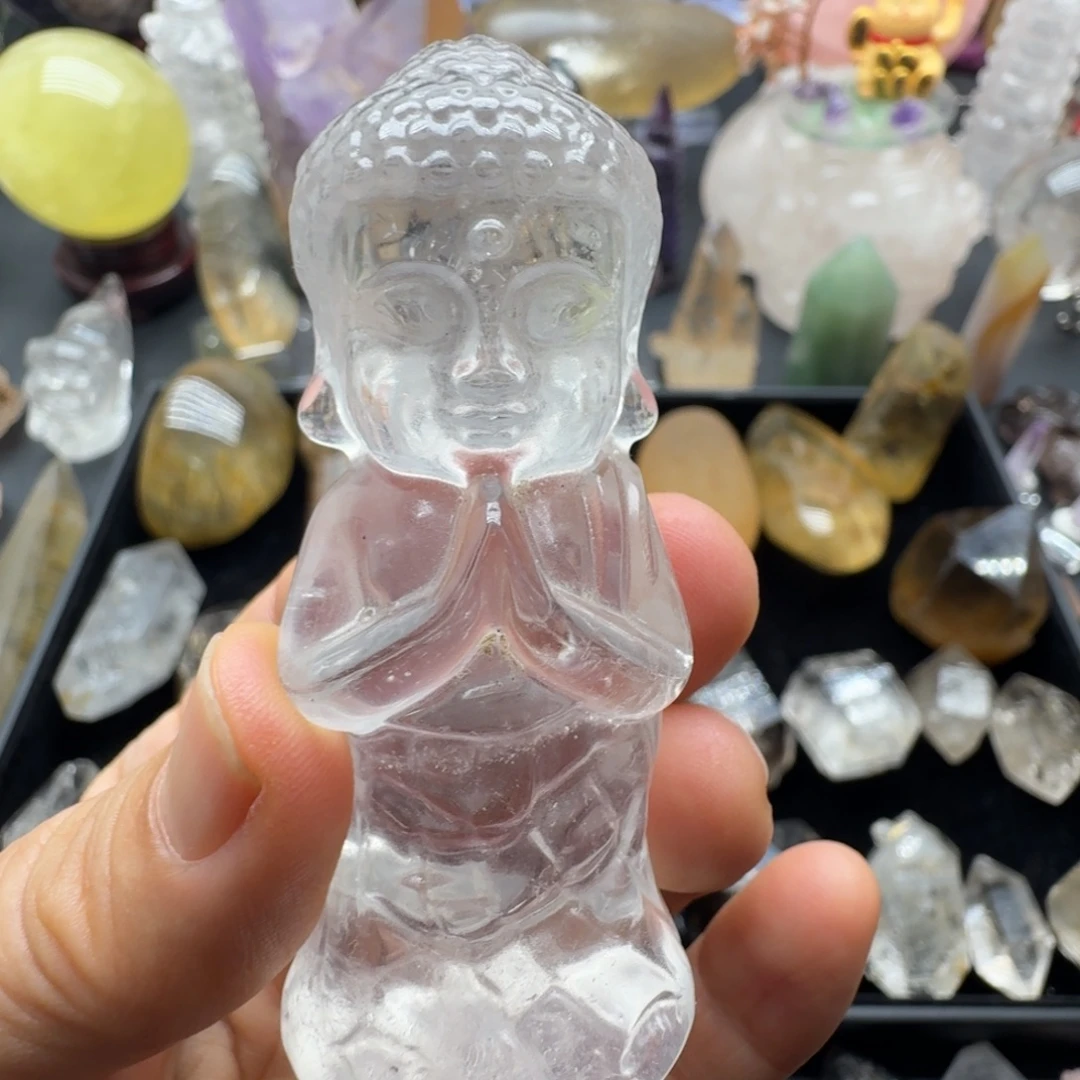 石材白水晶福福利