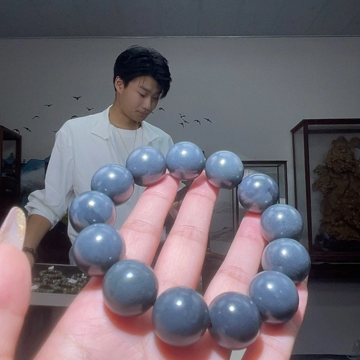 和田玉（青玉）未镶嵌手链