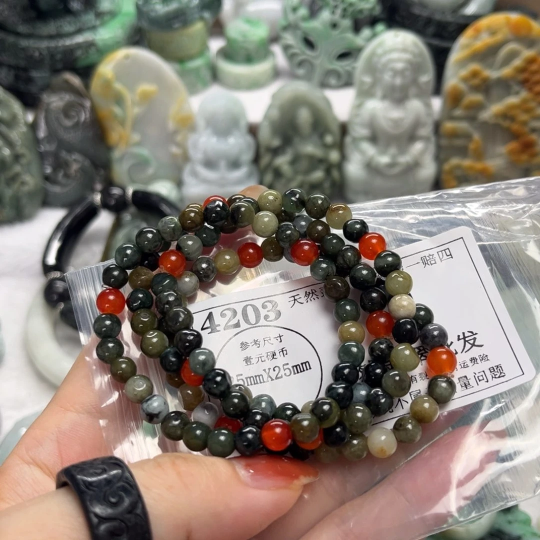 翡翠未镶嵌吊坠(不含链)4203