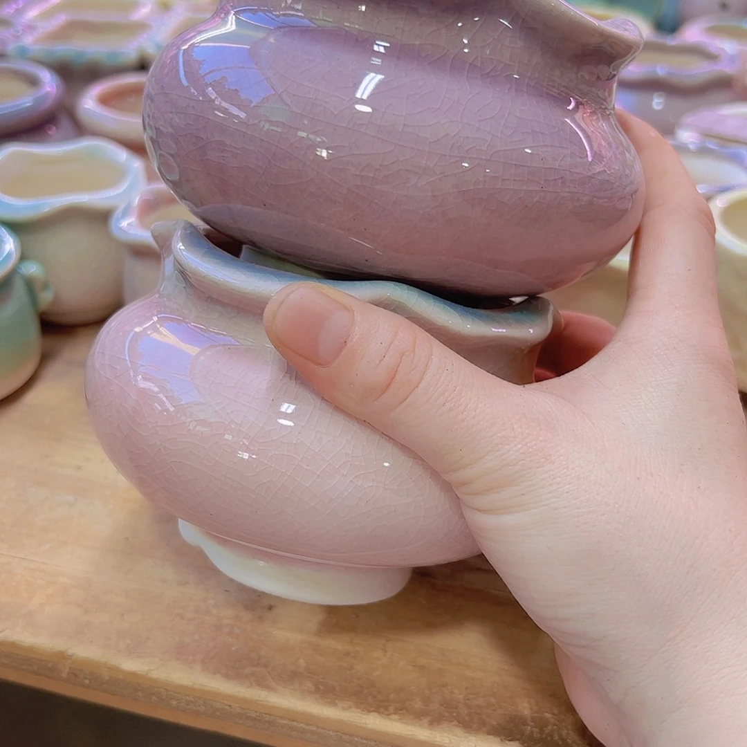 陶瓷花盆当场满12包邮