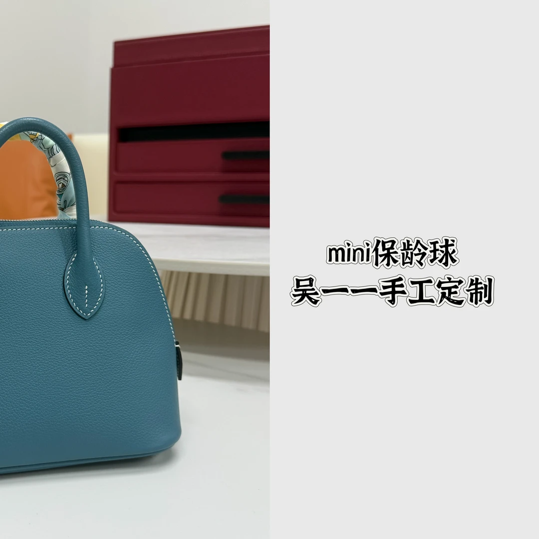 吴一一全手工定制【mii保龄球】时尚百搭单肩斜挎女包