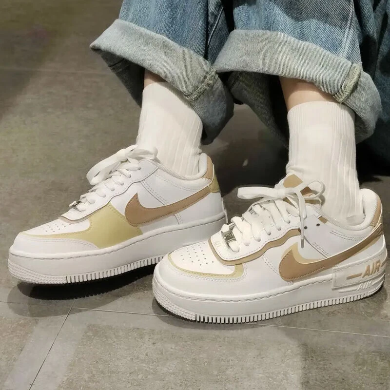 NIKE/耐克空军一号板鞋女鞋AIR FORCE 1 AF1 SHADOW增高运动鞋