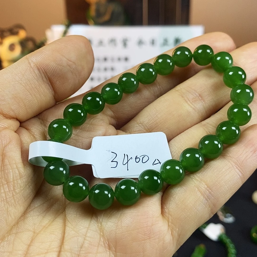 我***恒和田玉未镶嵌手链