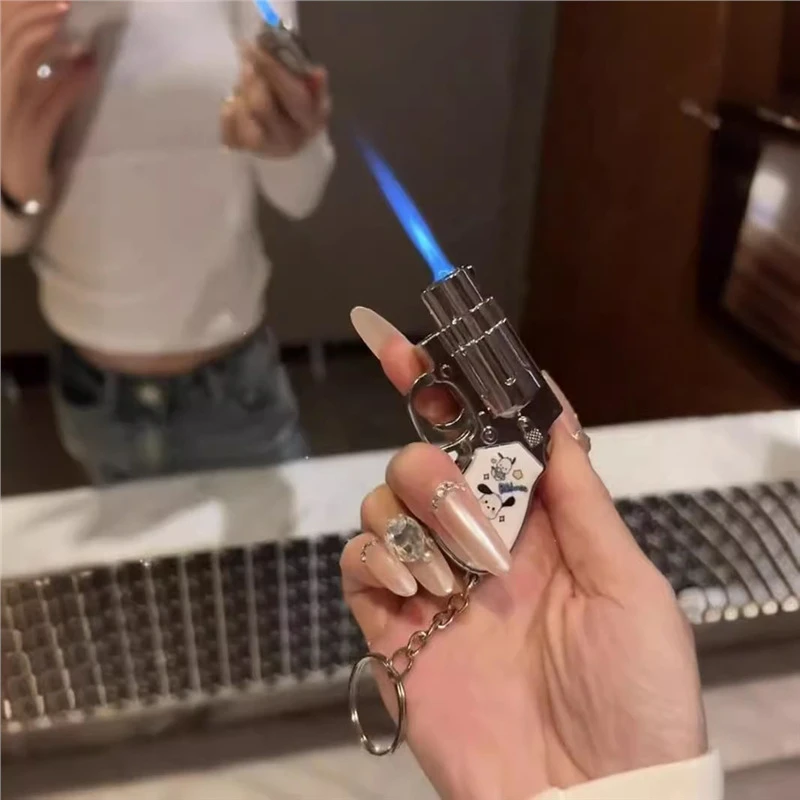三丽鸥可爱打火机防风打火机高颜值创意个性防风充气送礼潮便携