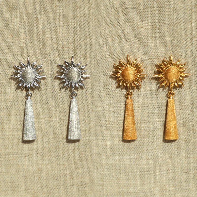 铜合金耳饰 MONSECRET AURORA 旭日流苏耳环