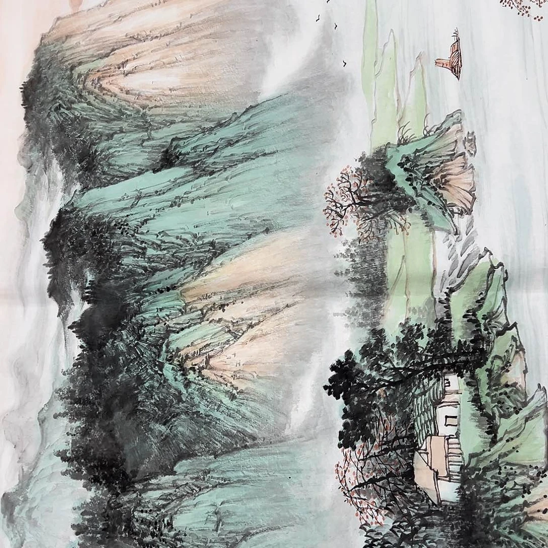 国画纯手绘作品欣赏