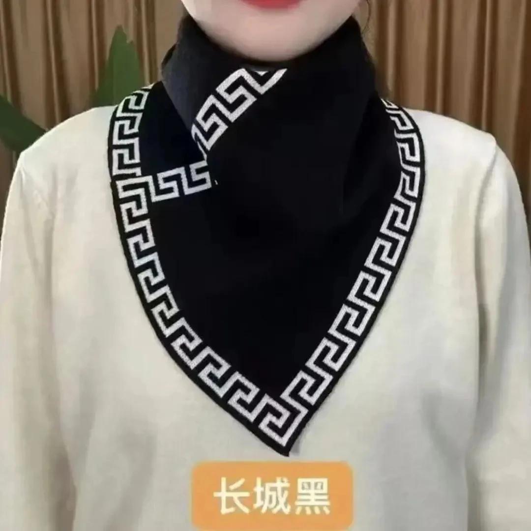 【男女同款 】秋冬护颈围脖百搭保暖脖套洋气三角围巾