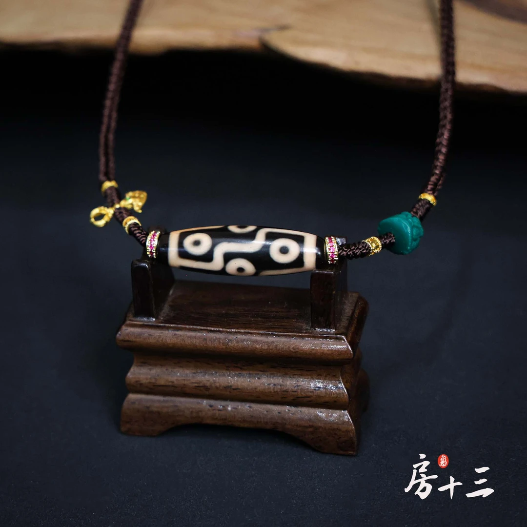 【房十三】福利款满砂九眼天珠玛瑙锁骨链