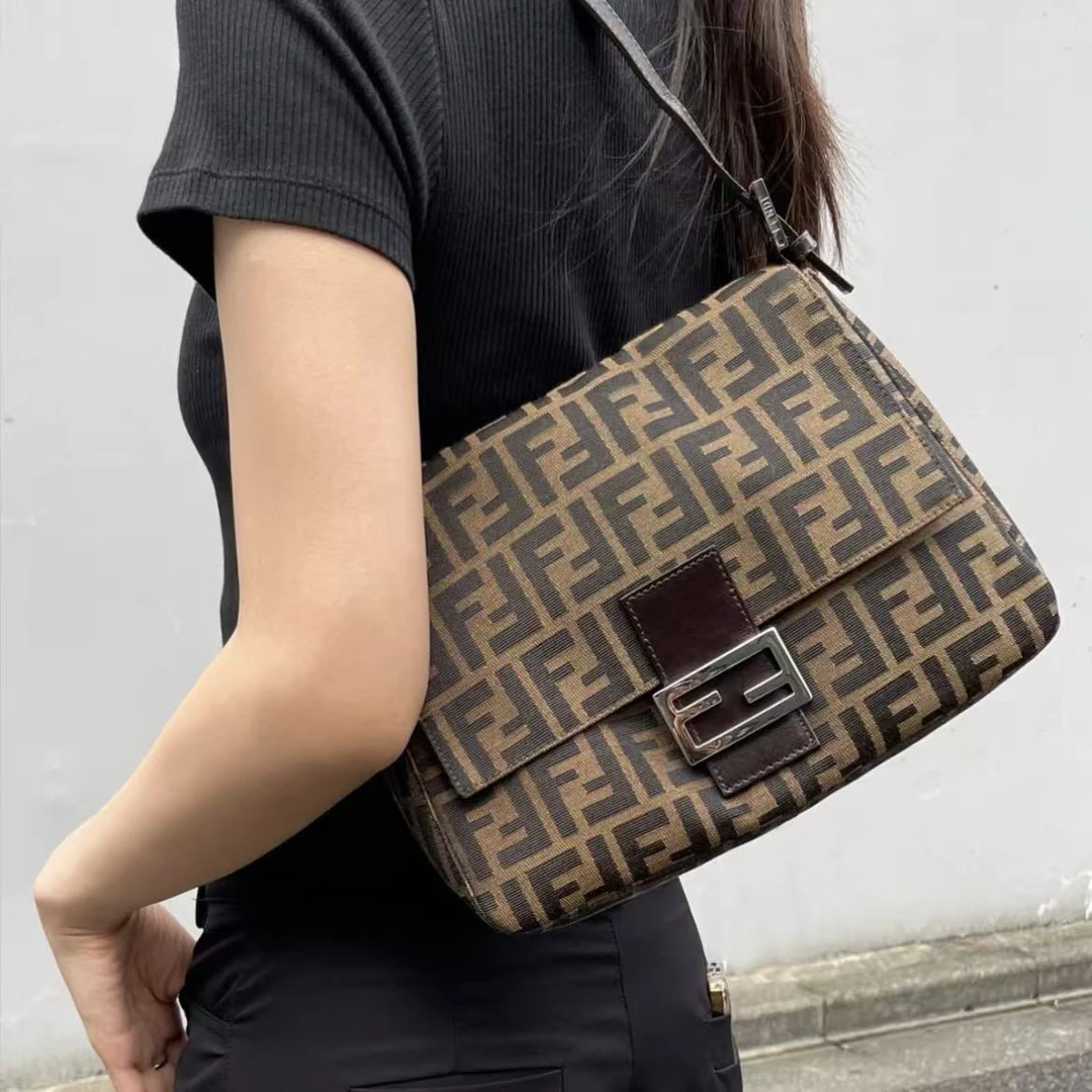 95新 FENDI/芬迪 多宝二奢/58566/老花大法棍