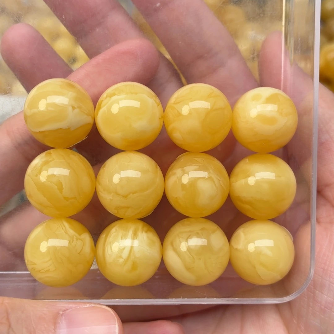 未镶嵌蜜蜡裸石16+蜜蜡手串