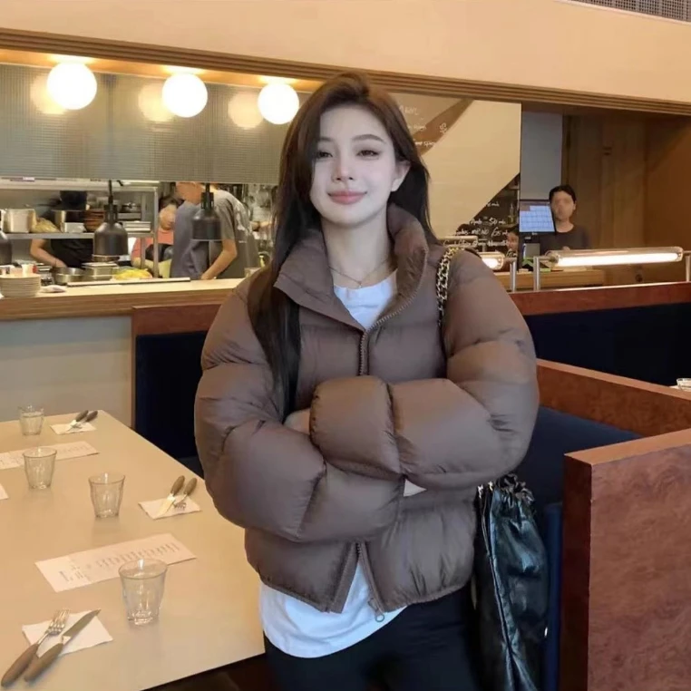 肯豆风短款90鸭绒羽绒服休闲保暖-YZ