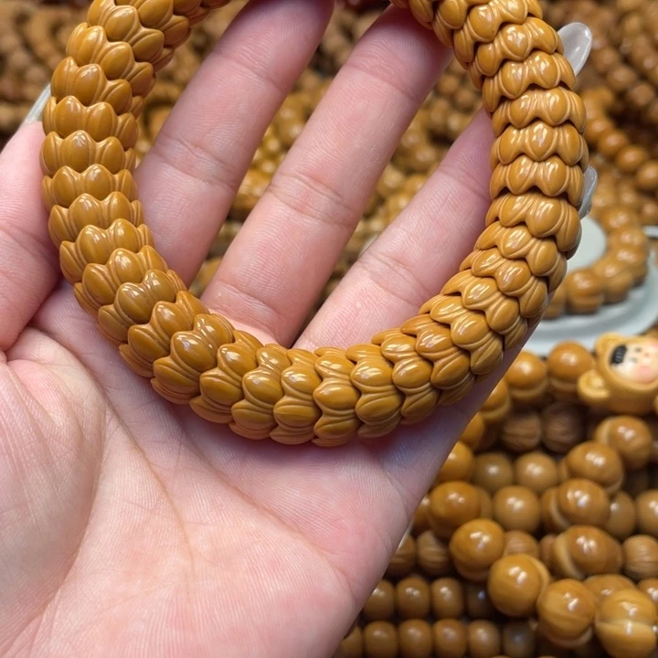 米***瓶猴头核桃手串全品九转莲花