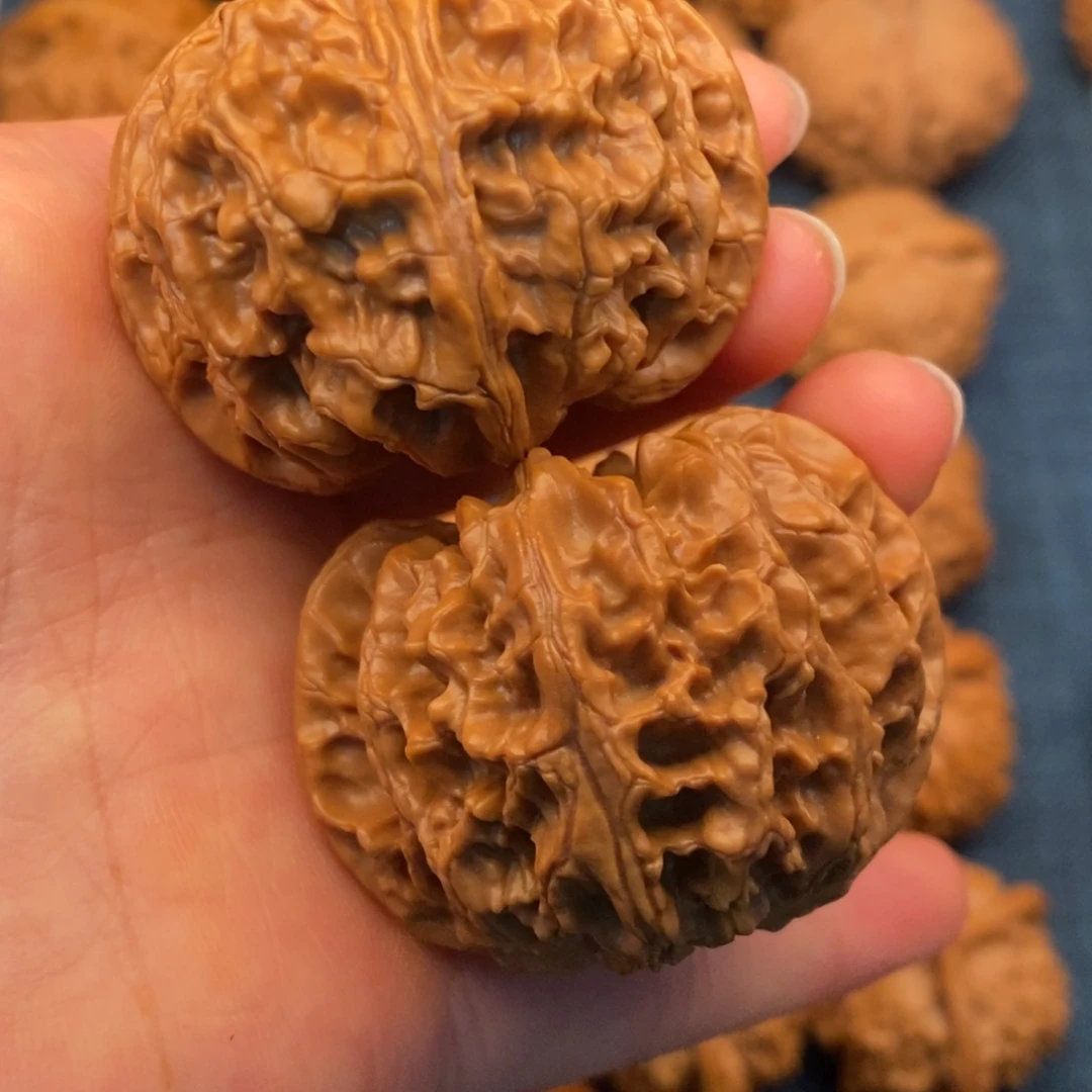 文玩核桃把件45全品毕业球苹果