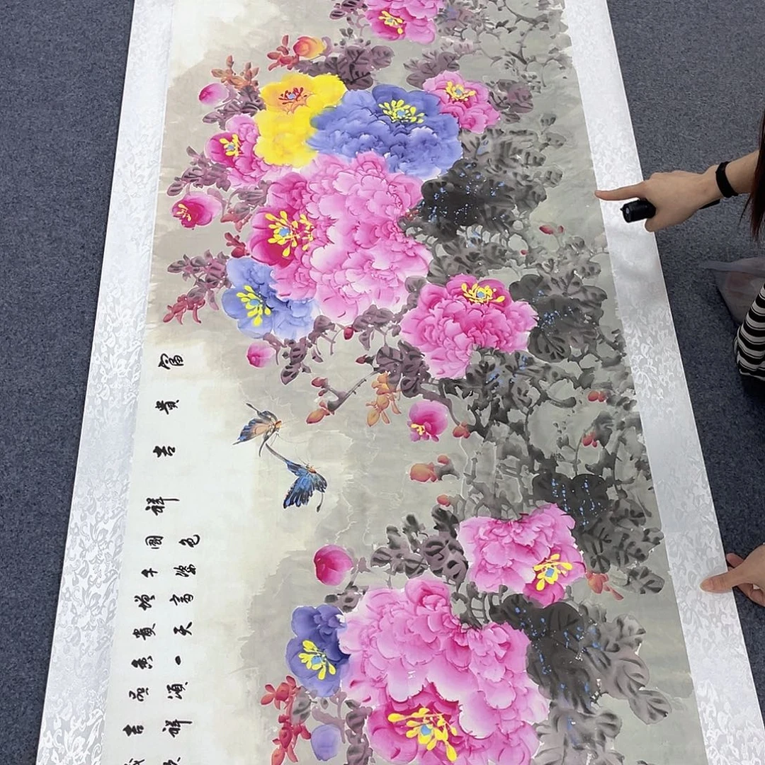 国画作品小姐姐放漏…