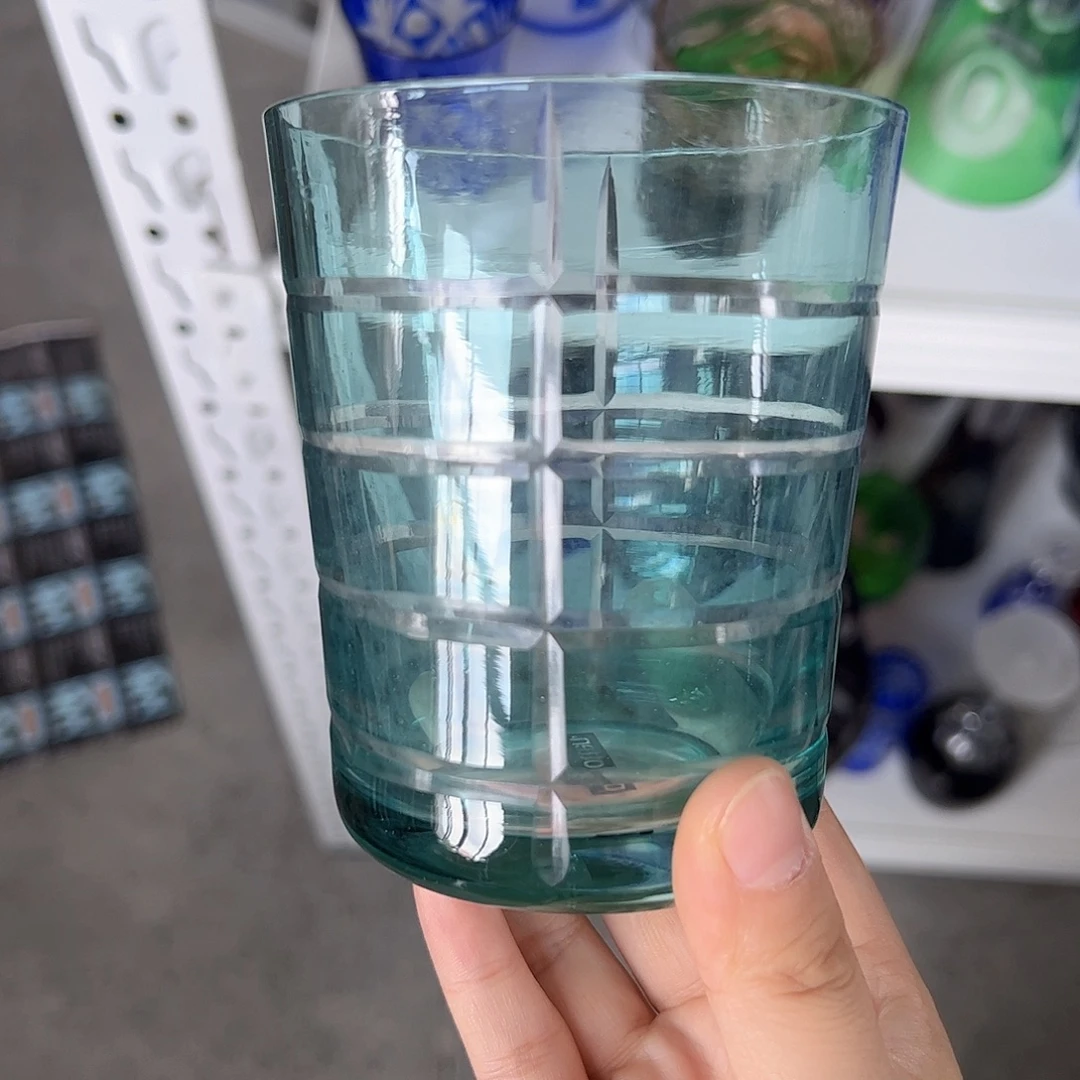 水晶玻璃高脚款微瑕一个