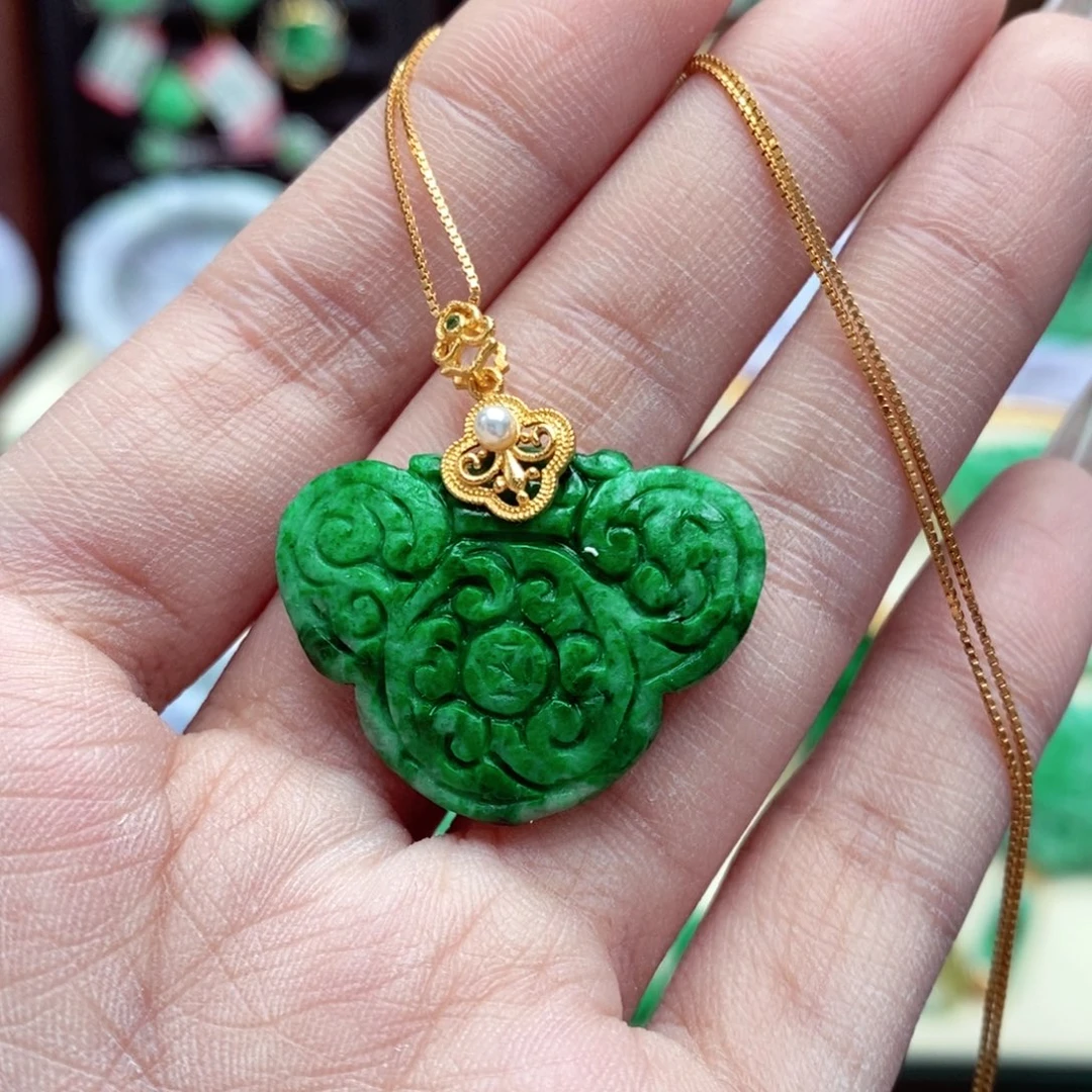 颈饰未镶嵌翡翠翡翠吊坠